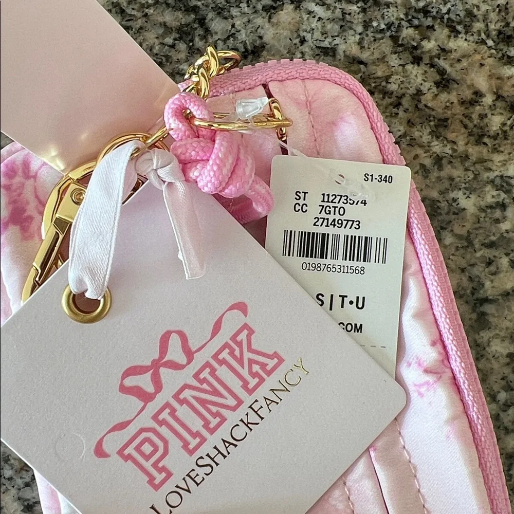 Pink x LoveShackFancy Zip Card Case